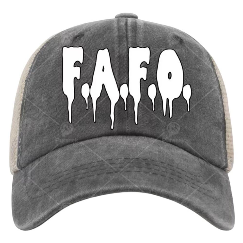 F.A.F.O. Unbranded trucker hat